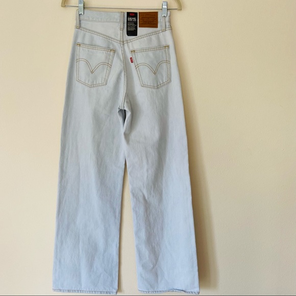 LEVI'S - RIBCAGE STRAIGHT Wide leg denim jeans - Picture 7 of 11